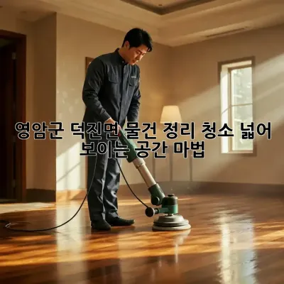 영암군 덕진면 물건 정리 청소: 넓어 보이는 공간 마법