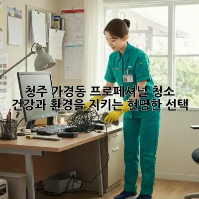 청주 가경동 프로페셔널 청소: 건강과 환경을 지키는 현명한 선택