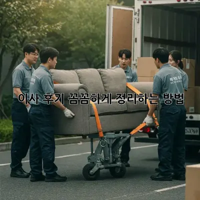 이사 후기, 꼼꼼하게 정리하는 방법