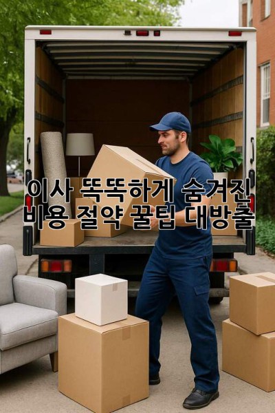 📦 이사, 똑똑하게! 숨겨진 비용 절약 꿀팁 대방출 🍯