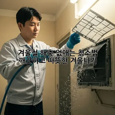 겨울철 해충 없애는 청소법: 깨끗하고 따뜻한 겨울나기