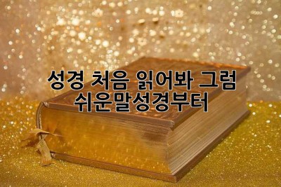 성경 처음 읽어봐? 그럼 쉬운말성경부터!