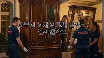 사무실 이사, 최고의 날짜는 언제일까요?