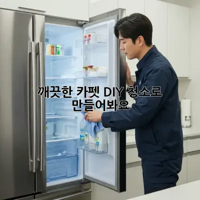 깨끗한 카펫, DIY 청소로 만들어봐요!