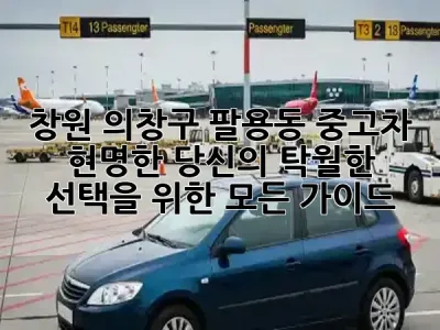 창원 의창구 팔용동 중고차, 현명한 당신의 탁월한 선택을 위한 모든 가이드! 🚗✨