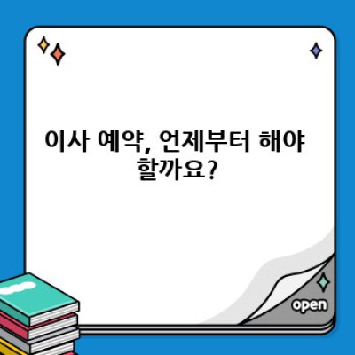 이사 예약 완벽 가이드: 이삿날짜부터 포장까지, 궁금증 해결!